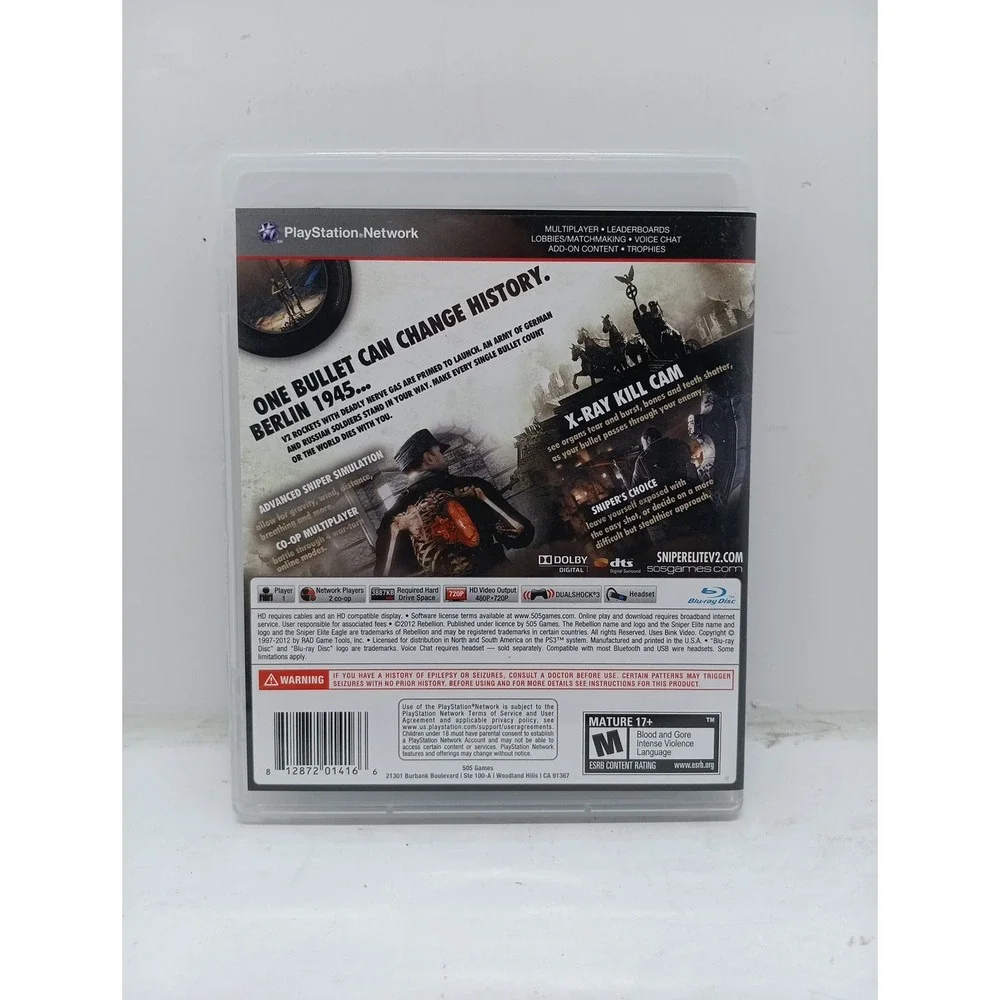 Sniper Elite 2 - Sony PlayStation 3